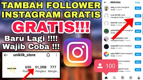 GRATIS Sepuasnya Cara Menambah Followers Instagram Gratis Permanen