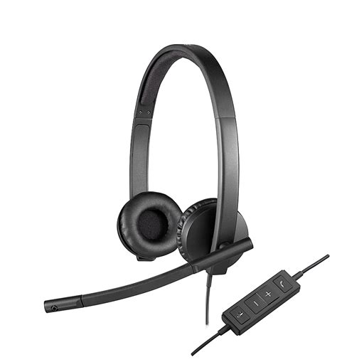 Logitech H570e Stereo Wired Over Ear Headset Black 981 000574 Best Buy