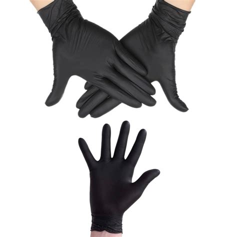 GUANTES VINILO NO ESTÉRIL MEDIANO NEGRO 100 PZ HAIM Human Haim