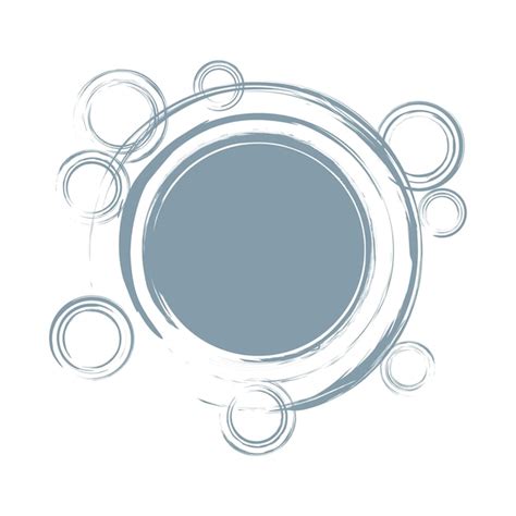 Fondo De C Rculos Abstractos Con Espacio En Blanco Vector Premium