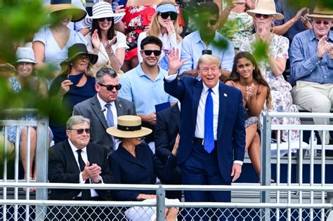 Trump attends son Barron's high school graduation on day off from court ...