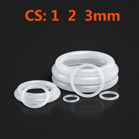 Thickness 1 2 3mm 3 60mm VMQ Silicone O Gasket Food Grade Rubber