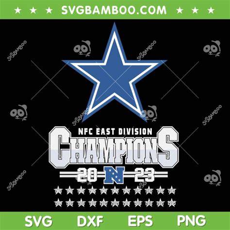 Dallas Cowboys Nfc East Champions SVG