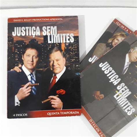 BOX DVD Justica Sem Limites Quarta Temporada Completa Shopee Brasil