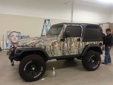 Jeep Wrangler Camo Wrap Starocket Media