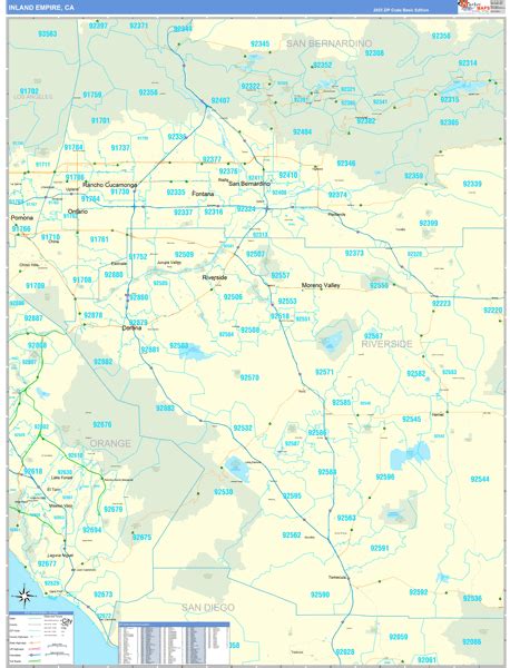 Maps Of Inland Empire Metro Area California