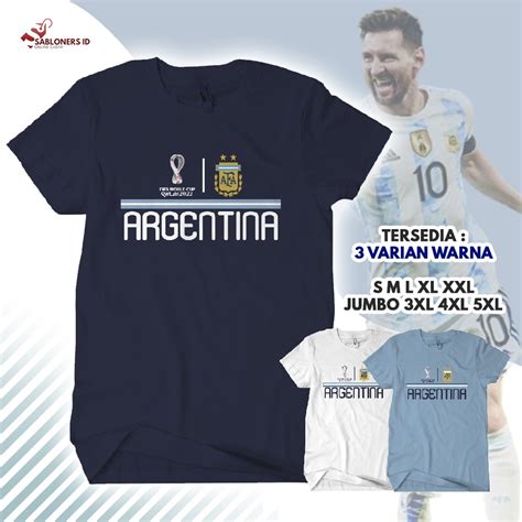 Jual Baju Kaos T Shirt Distro Bola World Cup Piala Dunia Qatar 2022