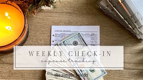 Weekly Check In Expense Tracking Cash Unstuffing Zero Based