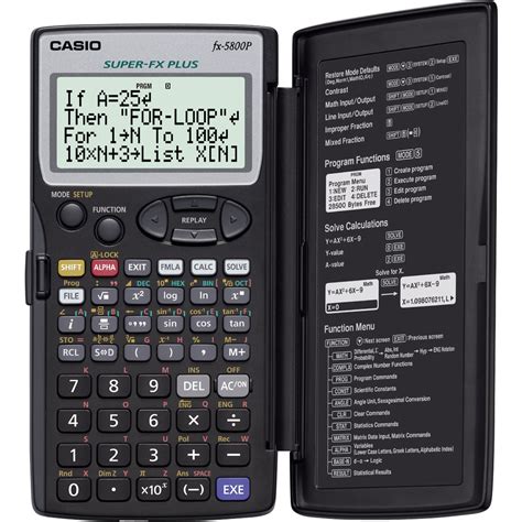 Casio Fx 5800 P Kalkulačka Programovatelná Exasoftcz