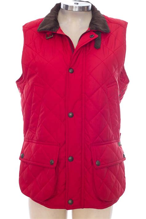 Chaqueta Abrigo Color Rojo Ralph Lauren Closeando