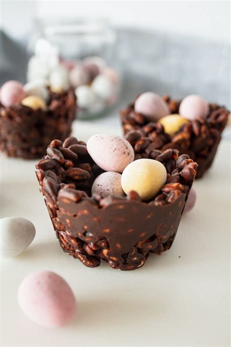 Rice Krispie Easter Nests