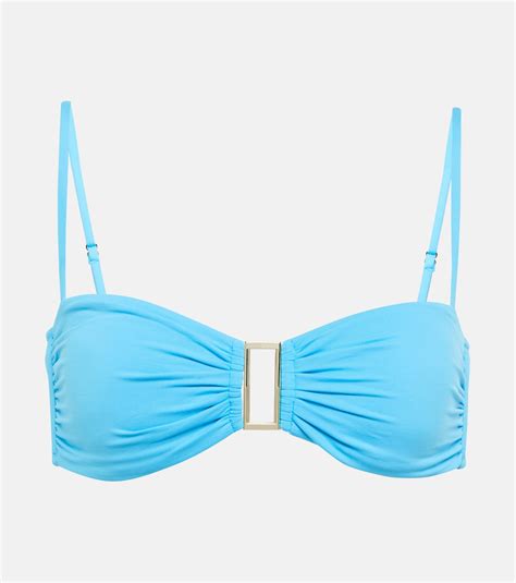 Spain Bandeau Bikini Top In Blue Melissa Odabash Mytheresa