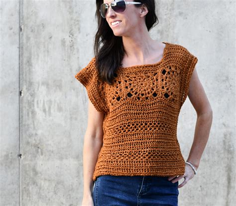 How To Crochet A Summer Boho Top Free Pattern Mama In A Stitch