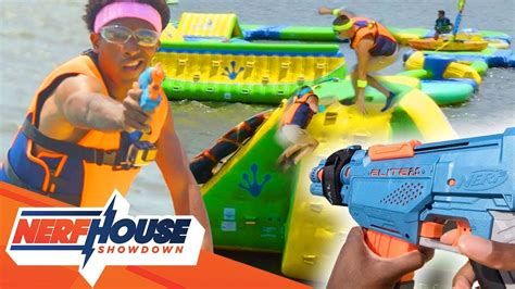 Nerf Ep 2 NERF Water Park Battle NERF House Showdown NERF