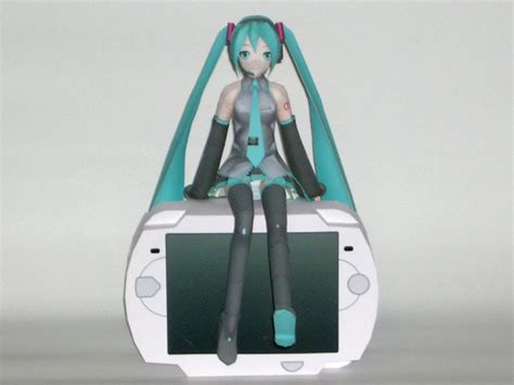 Anime Papercraft Hatsune Miku Free Papercraft Papermodel