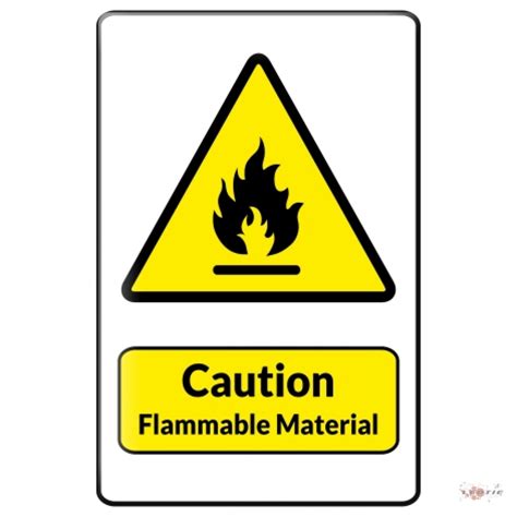 Flammable Material Sign - ClipArt Best