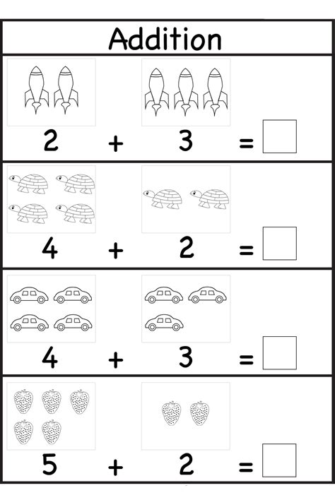 Math Sheets For 3 Year Olds