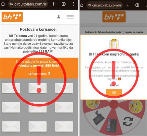 Važno upozorenje za korisnike usluga BH Telecoma o lažnoj nagradnoj igri