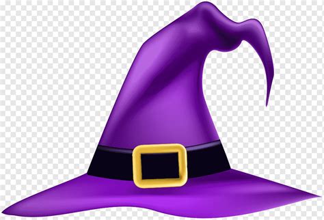 Purple Witch Hat Witch Hat Illustration Halloween Witch Hat Purple