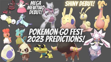 Pokemon Go Fest 2023 Predictions Shiny Goomy Diancie And More Youtube