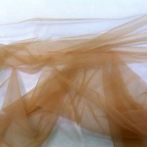 Nude Skin Colour Stretch Net Illusion Fabric Tulle Mesh Way Stretch