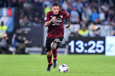 Pasquale Mazzocchi Us Salernitana During Serie Editorial Stock Photo