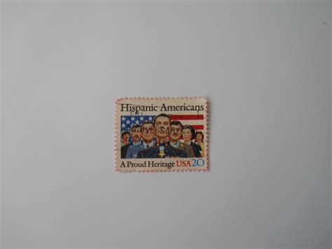 Hispanic Americans Stamp Postal Stamps Postage Stamp Collection Stamp