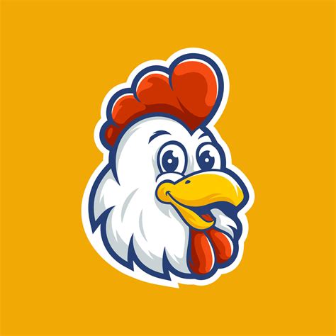 Yellow Chicken Restaurant Logo Meda Espinal