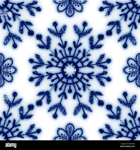 Seamless classic blue and white ceramic design Stock Photo - Alamy