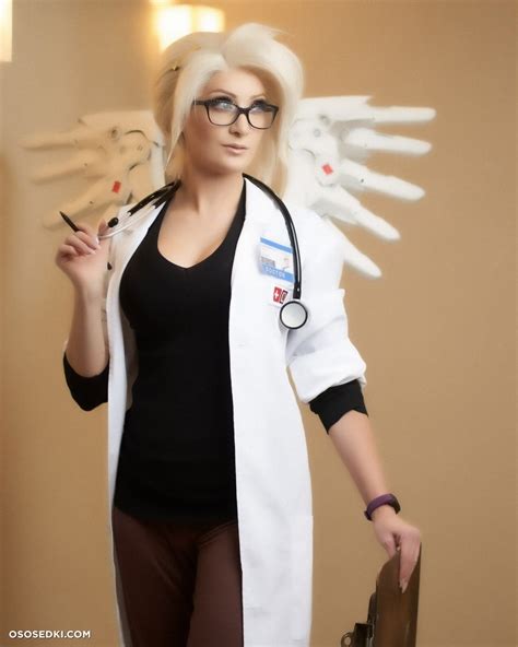 Kate Sarkissian Mercy Overwatch Patreon Cosplay Set Cosplay Desnudo