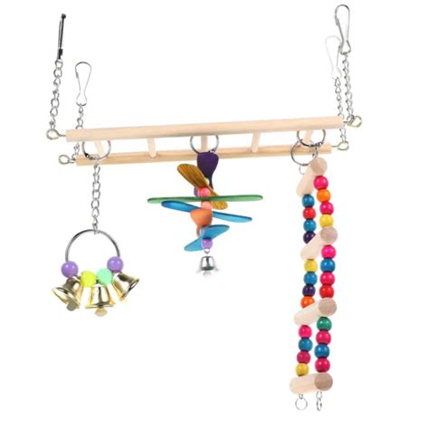 Jouets De Cage De Perroquet Balan Oire Perroquet Poussins Jouets Mordre