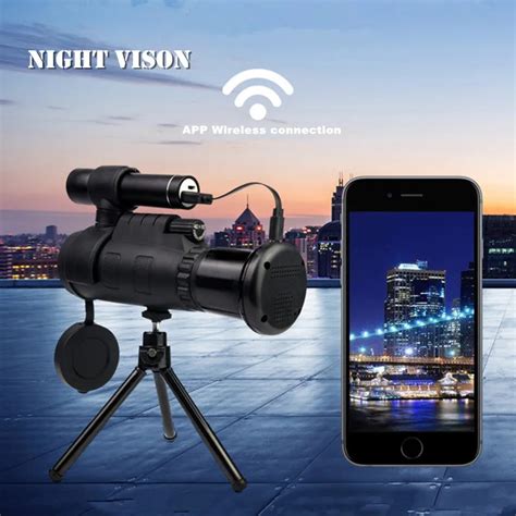 Infrared Night Vision Telescope Digital Powerful Monocular 40X60 Zoom Monocular Telescope for ...