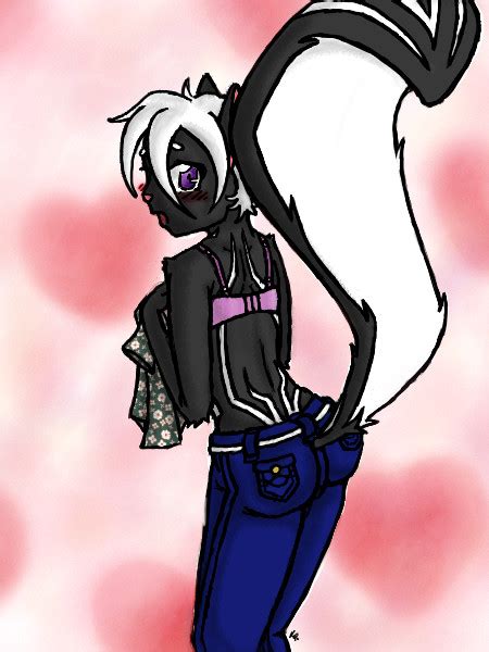 Skunk Girl By Neko Kiona On Deviantart