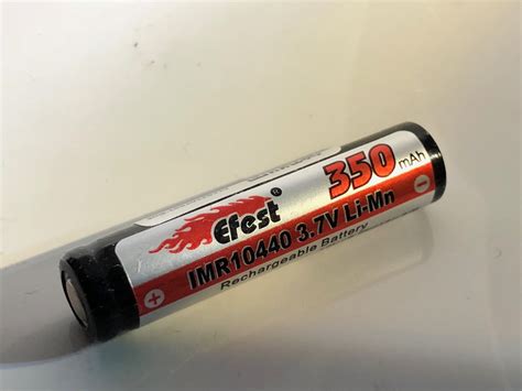 Efest Akku IMR Typ 10440 350 MAh 3 7 Volt Wie Micro AAA Batterie