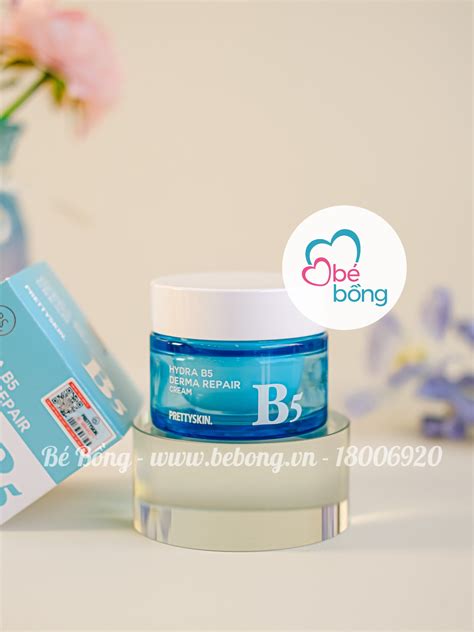 Kem dưỡng Trắng Pretty Skin Hydra B5 Derma Repair Cream 52ml Bé Bồng