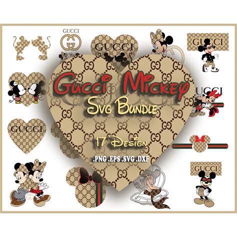 Gucci Mickey Svg Bundle Inspire Uplift