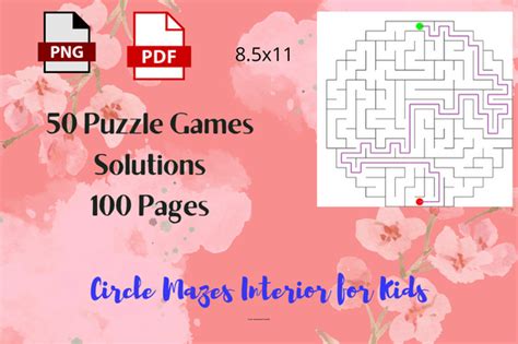 Kdp Puzzles Activity Interior Mazes Graphic By Prottayon · Creative Fabrica