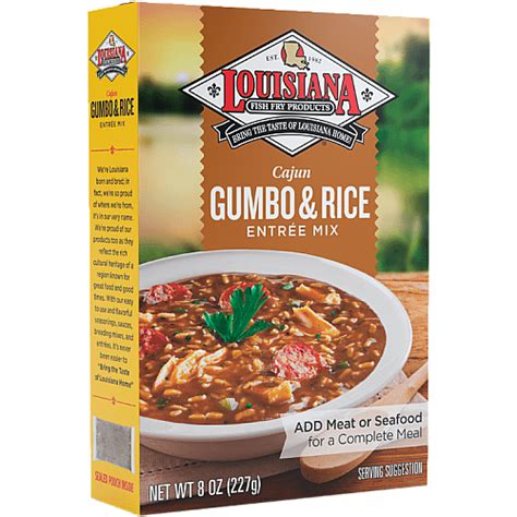 Louisiana Fish Fry Cajun Gumbo And Rice Mix 3915600606