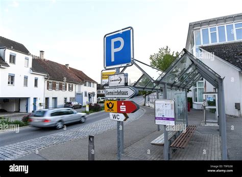 baden wuerttemberg buesingen  hochrhein   signs