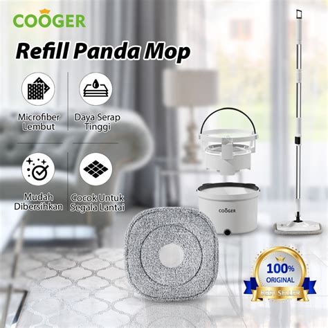 Jual Cooger Refill Alat Pel Single Spin Mop Panda In Memisahkan Air