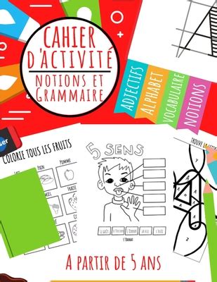 Cahier D Activit Notions Et Grammaire Notions Des 5 Sens