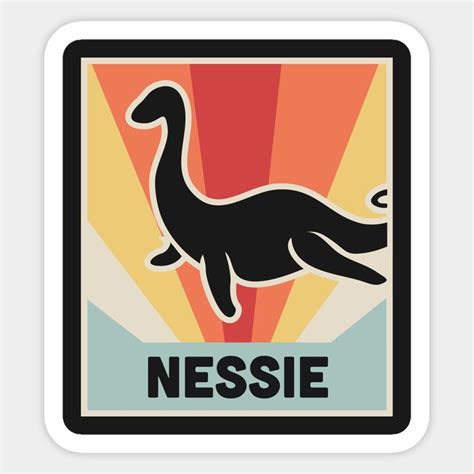 Nessie Vintage Loch Ness Monster Sticker In 2023 Loch Ness Monster