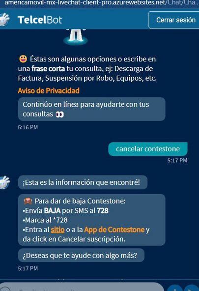 C Mo Cancelar Contestone Telcel