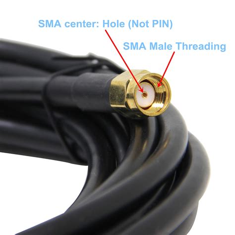 Ultra Low Loss Coax Cable 25ft Ancable N Type Male Connector To RP SMA