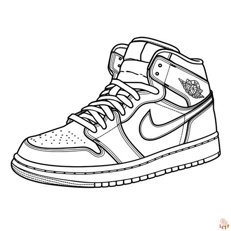 Jordan Shoes Coloring Pages Cheapest Purchase | americanprime.com.br