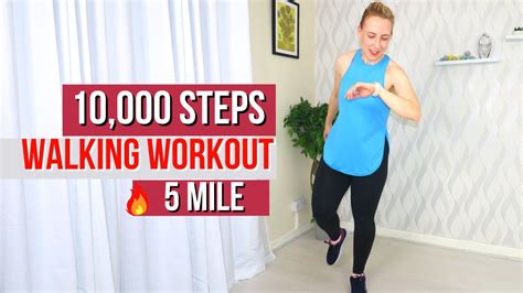 5 Mile Intense Lower Belly Fat Walking Workout Burns Over 600 Calories