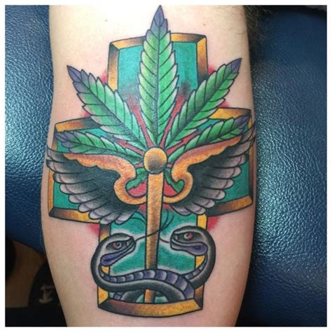 65 Marijuana Tattoo Designs – Body Art Guru