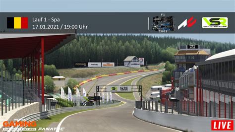 Assetto Corsa Formel Meisterschaft Lauf Spa Youtube