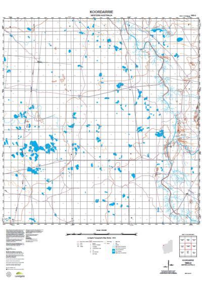 Buy 1953 3 Koordarrie Topographic Map By Landgate 2015 The Chart And Map Shop