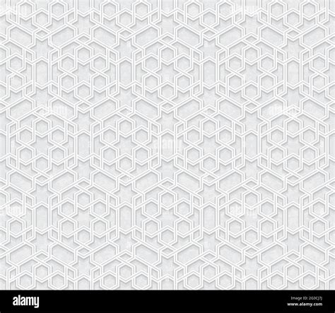 Seamless Geometric Pattern With Light Grey Background Vector Illustration Stock Vector Image